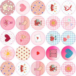 מדבקות ורוד 1