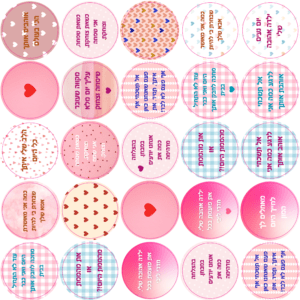 מדבקות ורוד 2